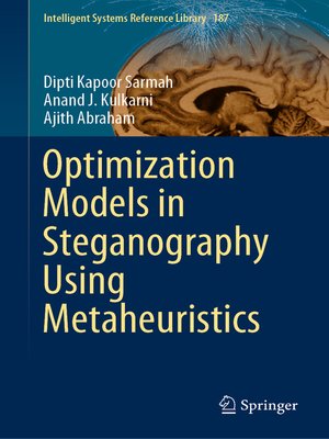 cover image of Optimization Models in Steganography Using Metaheuristics